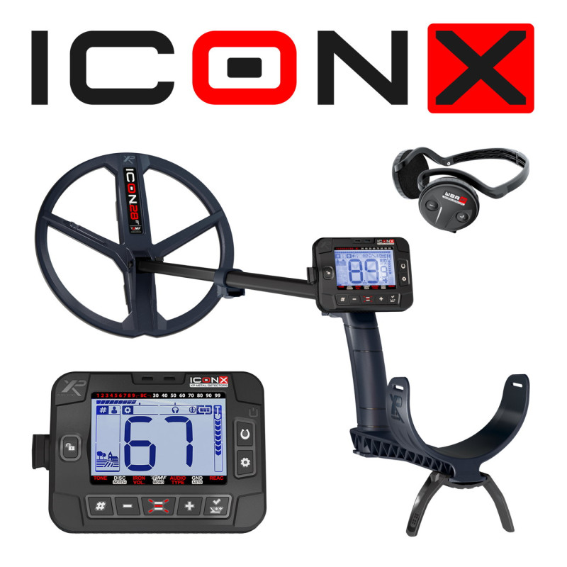 XP ICON-X metalldetektor med WSAST hodetelefon