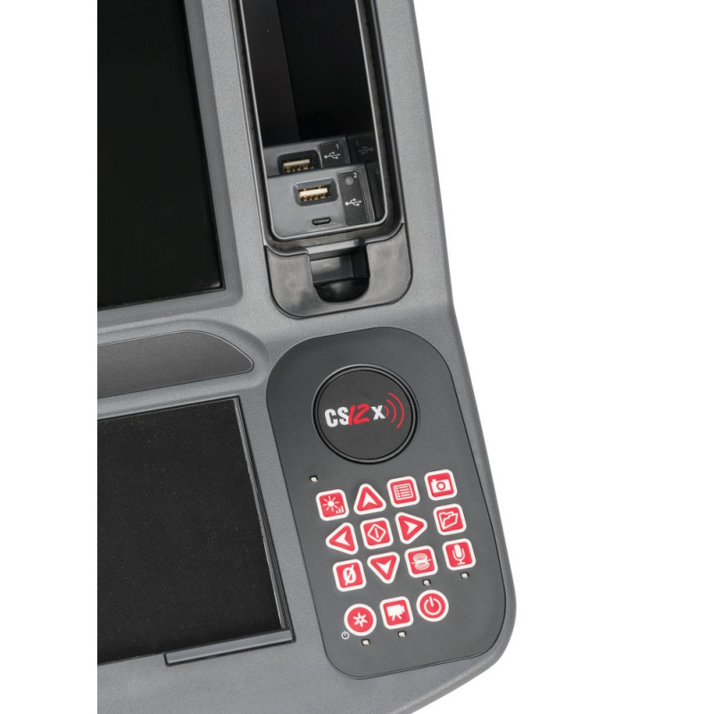 CS12x digital rapporteringsmonitor med Wi-Fi inkl 2stk batterier og lader
