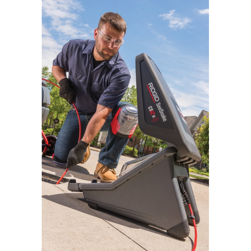 CS12x digital rapporteringsmonitor med Wi-Fi inkl 2stk batterier og lader