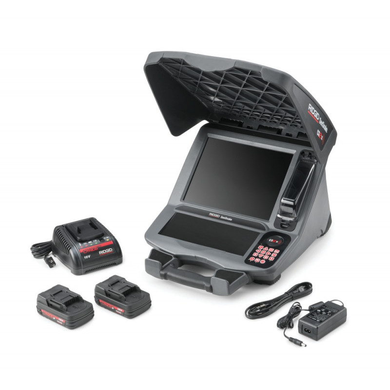 CS12x digital rapporteringsmonitor med Wi-Fi inkl 2stk batterier og lader