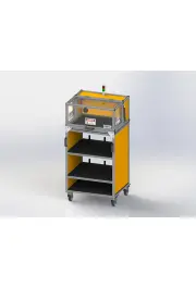 Cortek SE-2420CT sikkerhetskabinett på tralle